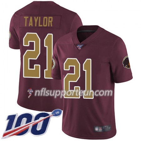 Maillot Homme Washington Redskins Sean Taylor 21 Nike Rouge 100th